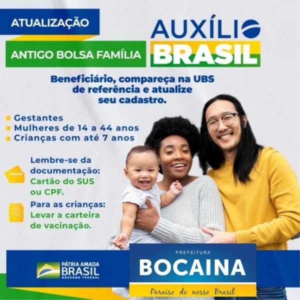  ATENÇÃO BENEFICIÁRIOS DO AUXÍLIO BRASIL( antigo Bolsa Família)